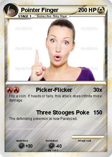 Pokemon Pointer Finger