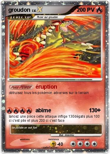 Pokemon groudon