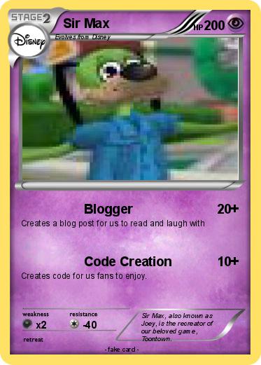 Pokemon Sir Max