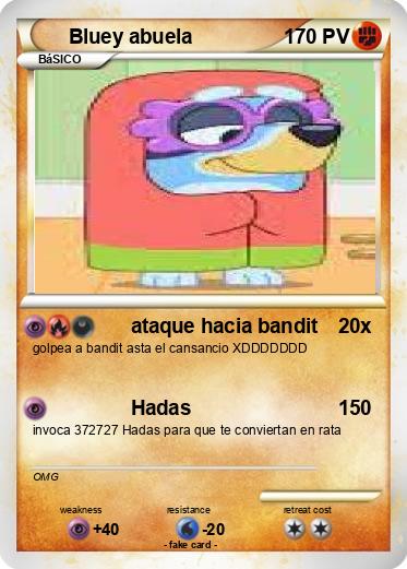Pokemon Bluey abuela