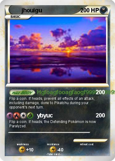 Pokemon jhouigu