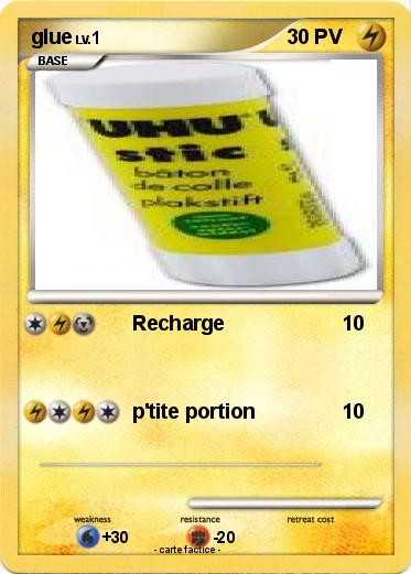 Pokemon glue