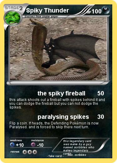 Pokemon Spiky Thunder