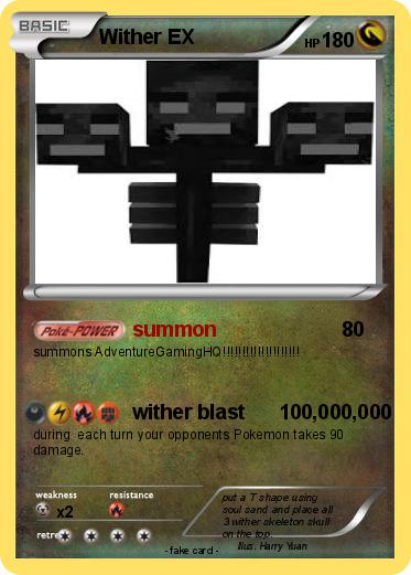 Pokemon Wither EX