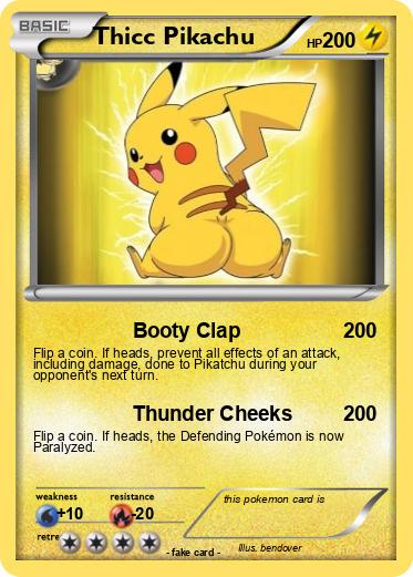 Pokemon Thicc Pikachu