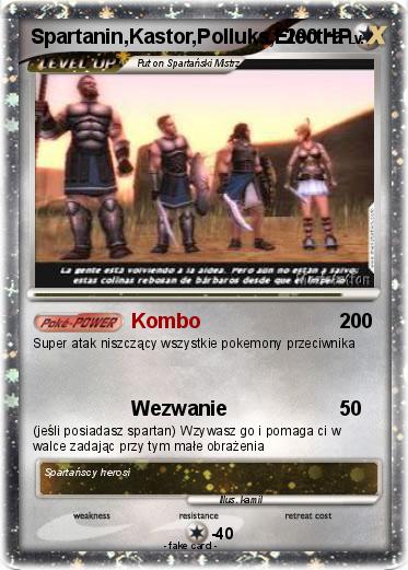 Pokemon Spartanin,Kastor,Polluks,Electra