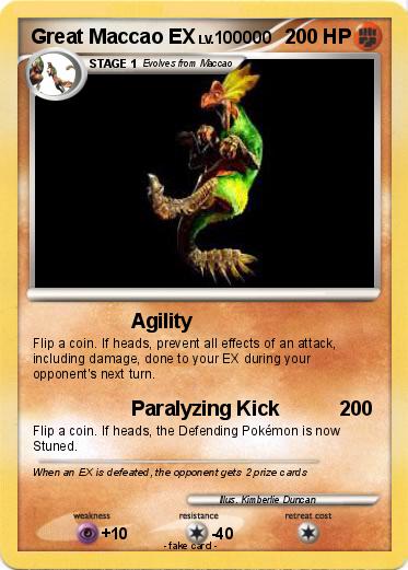 Pokemon Great Maccao EX