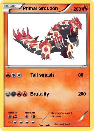 Pokemon Primal Groudon