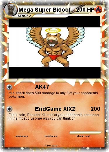 Pokemon Mega Super Bidoof