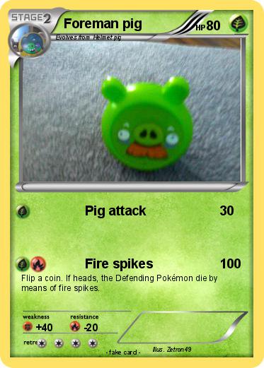 Pokemon Foreman pig