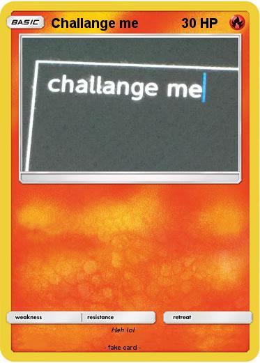 Pokemon Challange me