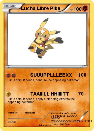 Pokemon Lucha Libre Pika