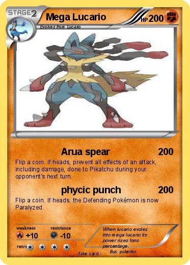 Pokemon Mega Lucario