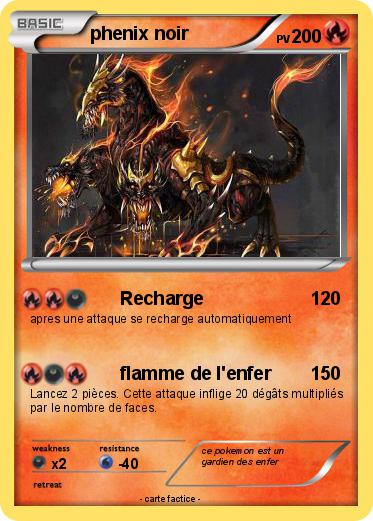 Pokemon phenix noir
