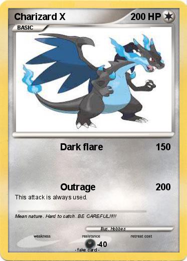 Pokemon Charizard X