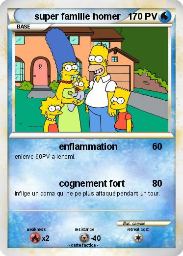 Pokemon super famille homer