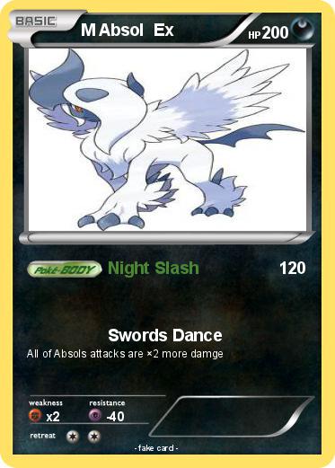 Pokemon M Absol  Ex