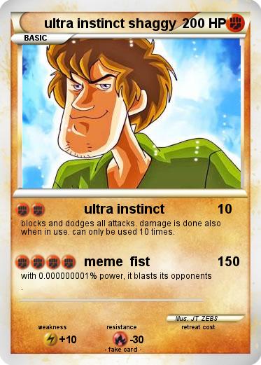Pokemon ultra instinct shaggy