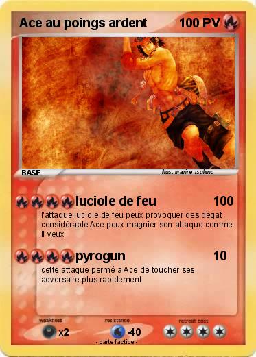 Pokemon Ace au poings ardent