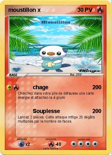 Pokemon moustillon x