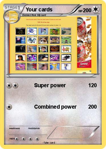 Pokemon Your cards