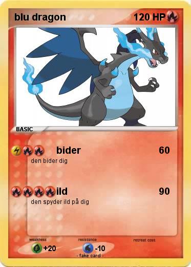 Pokemon blu dragon