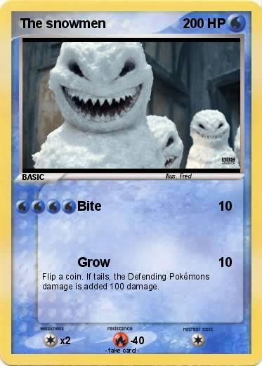 Pokemon The snowmen