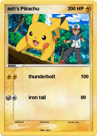 Pokemon ash's Pikachu