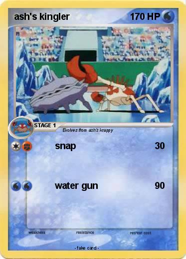 Pokemon ash's kingler