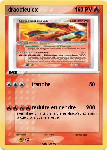 Pokemon dracofeu ex