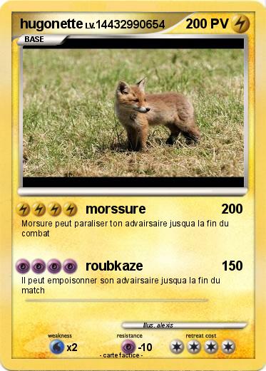 Pokemon hugonette