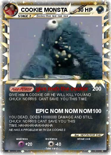 Pokemon COOKIE MONSTA