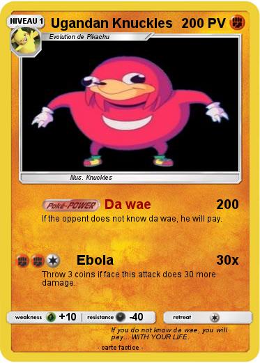 Pokemon Ugandan Knuckles
