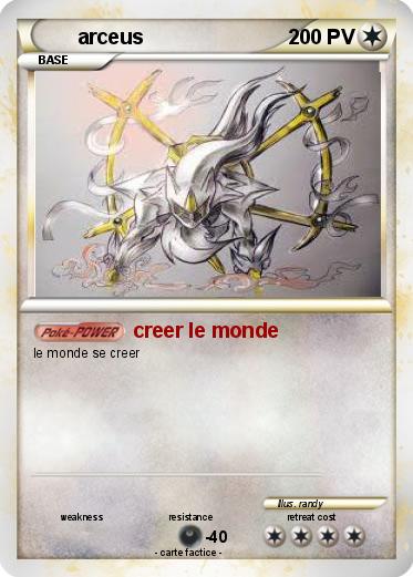 Pokemon arceus