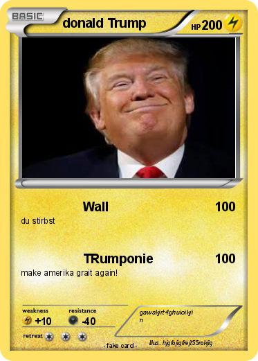 Pokemon donald Trump