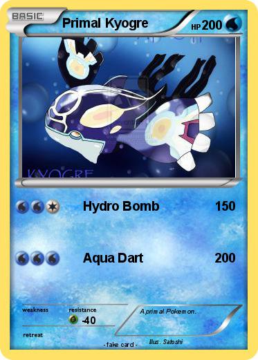 Pokemon Primal Kyogre