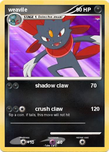 Pokemon weavile