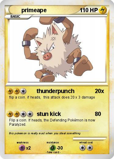 Pokemon primeape