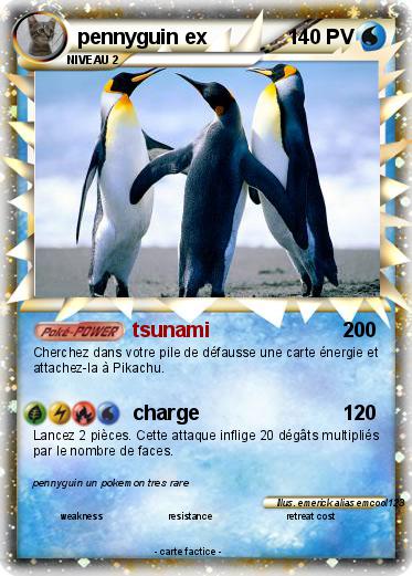 Pokemon pennyguin ex