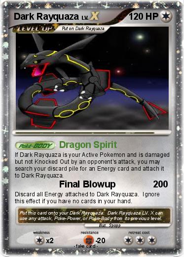 Pokemon Dark Rayquaza