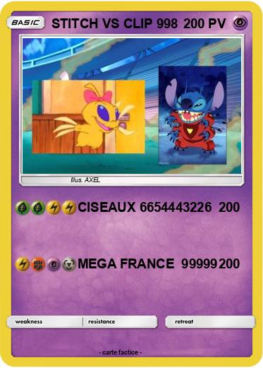 Pokemon STITCH VS CLIP 998