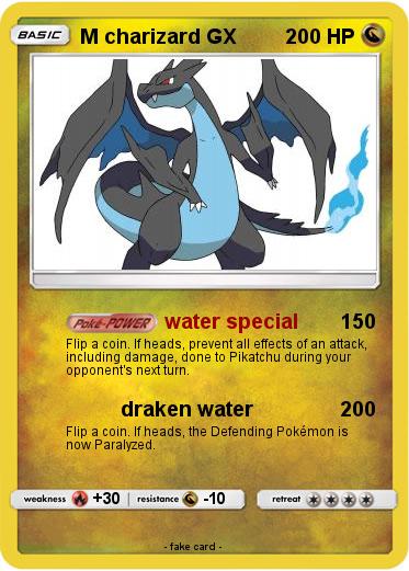 Pokemon M charizard GX