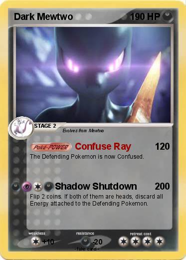 Pokemon Dark Mewtwo