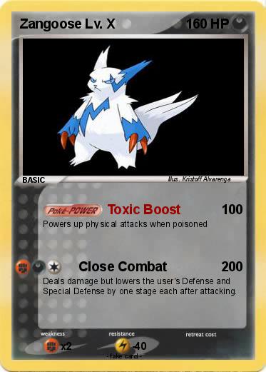 Pokemon Zangoose Lv. X