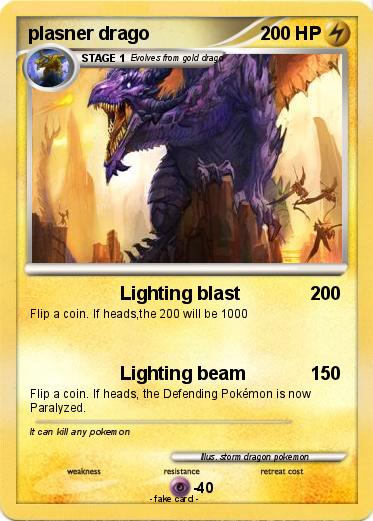 Pokemon plasner drago