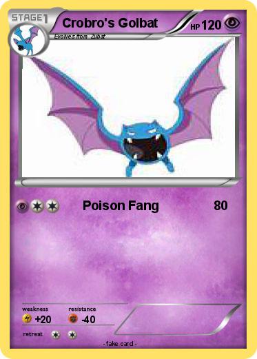 Pokemon Crobro's Golbat