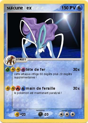 Pokemon suicune   ex