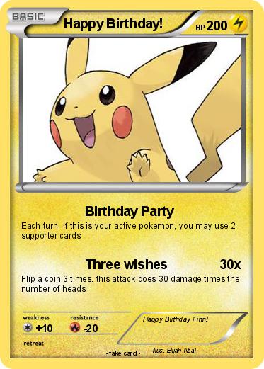 Pokemon Happy Birthday!
