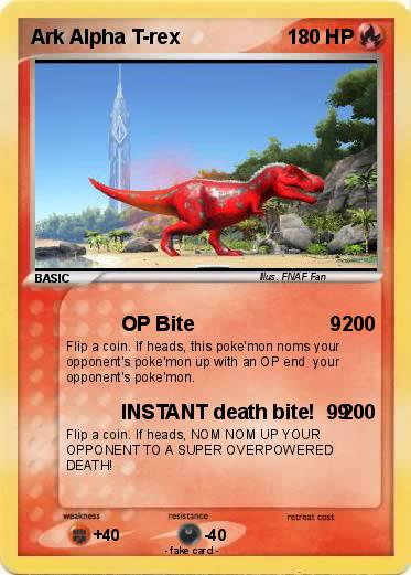 Pokemon Ark Alpha T-rex