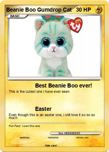 Pokemon Beanie Boo Gumdrop Cat